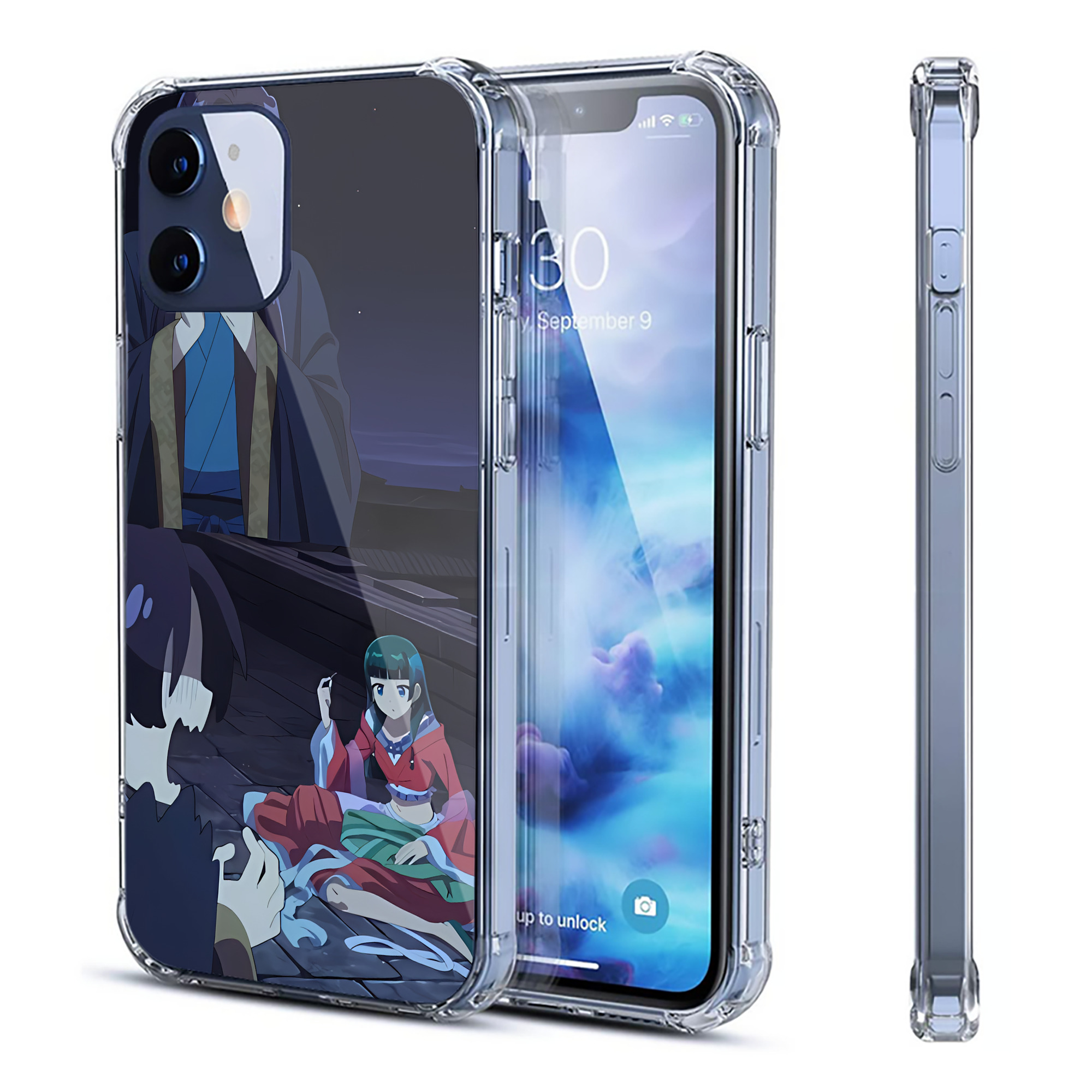 （画像用） 薬屋のひとりごと The Apothecary Diaries 【iPhone 12シリーズ対応】透明スマホケース（クリアソフトケース）